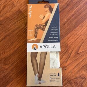 Apolla ALPHA Half-Sole Sock NON-Traction Size: Small; Color: Nude 1
